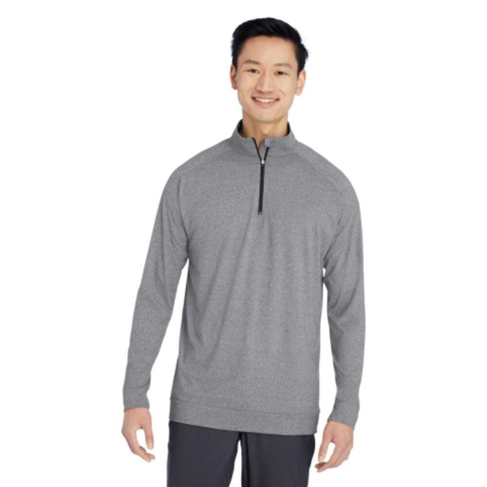 Swannies Men’s Gray Graham Quarter Zip Golf Pullover Jacket Medium 23485